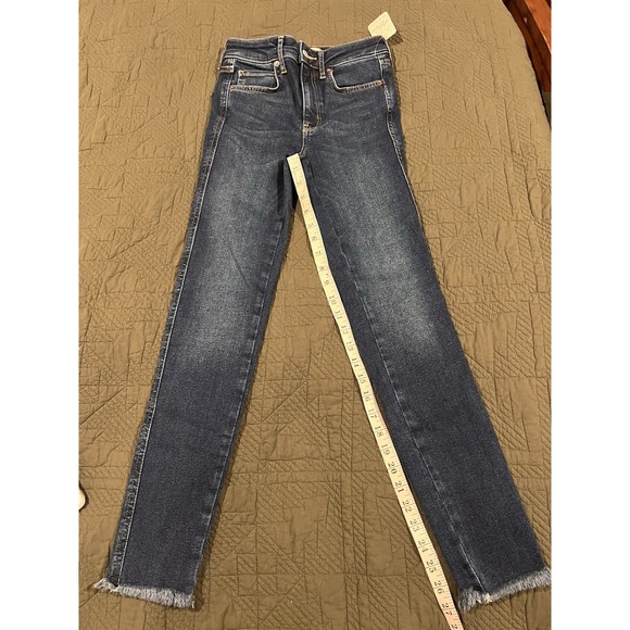 We The Free Denim - We‎ The Free People Women's Blue Jeans Size 25 Frayed Ankles NWT Msrp $ 78.00